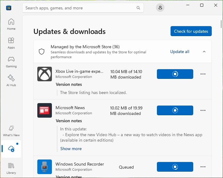 Manage App Updates Directly in the Store