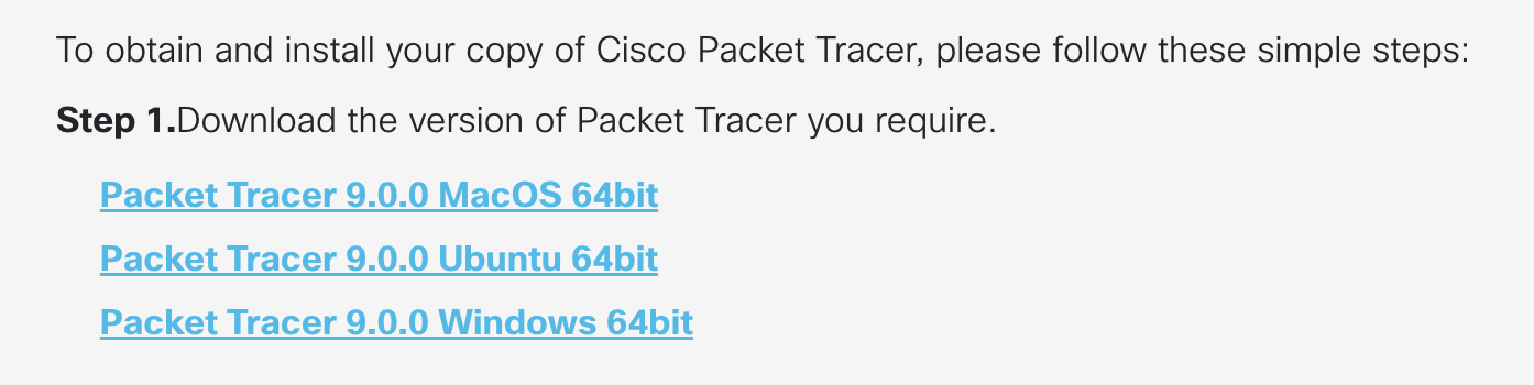 Download Cisco Packet Tracer